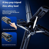 P15 Mini Extending Magsafe Selfie Stick/Tripod Phone Holder Wireless Camera Control Free Fill Light - Noco