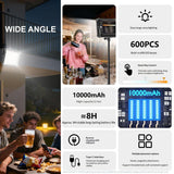 Yesido DH17 Ultra-Bright Site Worklight | 2-in-1 Outdoor Floodlight & 10,000mAh Power Bank - Yesido