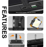 Yesido DH17 Ultra-Bright Site Worklight | 2-in-1 Outdoor Floodlight & 10,000mAh Power Bank - Yesido