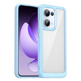 Oppo Reno13 Acrylic Protective Cover Transparent Back Panel - Blue - Noco