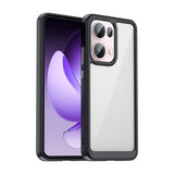 Oppo Reno13 Pro Acrylic Protective Cover Transparent Back Panel - Black - Noco