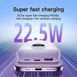 CYKE Q16 10000mAh Magnetic Wireless/Wired Charging Power Bank with Kickstand - CYKE