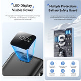 Essager 65W PD Fast Charging Power Bank | 20000mAh Portable Laptop/Phone Charger with Dual Cable - Essager