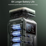 Joyroom 100W Super Fast Charging Power Bank | 75000mAh Portable Laptop Charger with Retractable Emergency Light - Joyroom