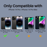 Apple iPhone 14 Pro / 14 Pro Max Glass Camera Lens Protector Cap - Northjo