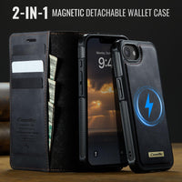 Apple iPhone 16e CaseMe C49 Wallet Flip Cover RFID Protection Card Holder Noco