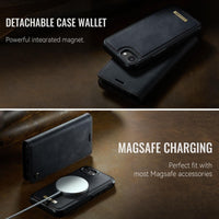 Apple iPhone 16e CaseMe C49 Wallet Flip Cover RFID Protection Card Holder Noco
