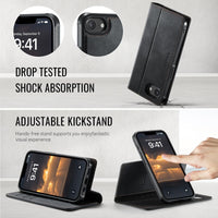 Apple iPhone 16e CaseMe C49 Wallet Flip Cover RFID Protection Card Holder Noco