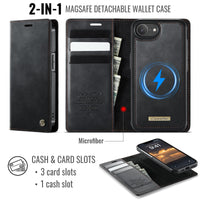 Apple iPhone 16e CaseMe C49 Wallet Flip Cover RFID Protection Card Holder Noco