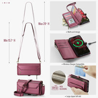 Apple iPhone 17 Air CaseMe C36 Wallet 7 Card Slots Cash Pocket Zipped Coin Wallet - CaseMe