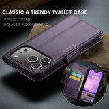 Apple iPhone 17 Pro CaseMe 023 Wallet Flip Cover RFID Protection Card Holder - CaseMe