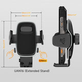 Armor Phone Next Gen UAN16 Vehicle Phone Holder Dash/Windscreen For Large Rugged Phones Ulefone