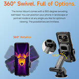 Armor Phone Next Gen Vehicle Phone Holder Dash/Windscreen For Large Rugged Phones - Ulefone
