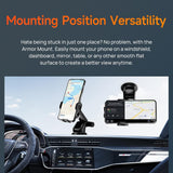 Armor Phone Next Gen Vehicle Phone Holder Dash/Windscreen For Large Rugged Phones - Ulefone