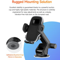 Armor Phone Next Gen Vehicle Phone Holder Dash/Windscreen For Large Rugged Phones - Ulefone