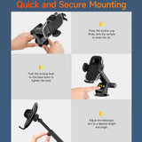 Armor Phone Next Gen Vehicle Phone Holder Dash/Windscreen For Large Rugged Phones - Ulefone
