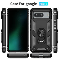 Google Pixel 8 Armor Rugged Protective Cover with Metal Ring/Stand - Cover Noco