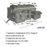 ATV Rear Rack Bag Hunting/Work Storage Gear Bag Collapsible - smart Noco