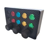 RaceCraftsNZ RC0CBN Simracing Button Box – Total Control at Your Fingertips - RaceCrafts