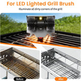 Electric Grill Brush Stainless Steel Hard Bristle 2 Speeds - Noco