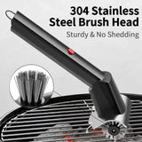 Electric Grill Brush Stainless Steel Hard Bristle 2 Speeds - Noco