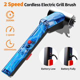Electric Grill Brush Stainless Steel Hard Bristle 2 Speeds - Noco