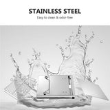 Folding Portable Stainless Steel Outdoor Wood Stove & Charcoal Grill Barbecue Kit - Noco