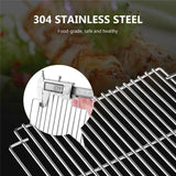 Folding Portable Stainless Steel Outdoor Wood Stove & Charcoal Grill Barbecue Kit - Noco