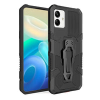 Samsung Galaxy A04 4G Armor Rugged Protective Cover with Belt Clip/Stand - Black - Noco