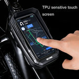WILD MAN XT2 Waterproof Bike Phone Bag 1L Hard Shell Frame Case with Sun Visor - Noco