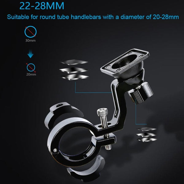 Hard Shell Handlebar Rack WILD MAN XT3S 360° Rotating Waterproof Bike Hard Shell Handlebar Case ...