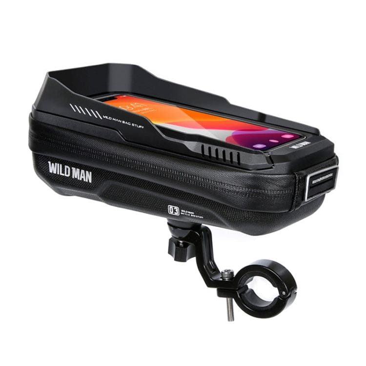 WILD MAN XT3S 360° Rotating Waterproof Bike Hard Shell Handlebar Case ...