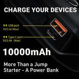 Baseus 10000mAh Super Energy Air Power Bank Jump Starter 1000A Car Jump Start - Automotive Baseus