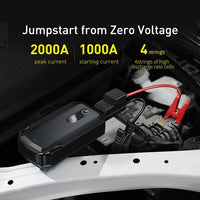 Baseus Super energy 20000mAh Car Jump Starter Power Bank 2000A Max Current - Automotive Baseus