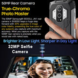 Blackview BV9300 Rugged Phone 12GB RAM+256GB 6.7in 120Hz Screen 15080mAh Battery Laser Rangefinder - rugged Blackview