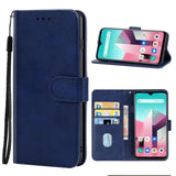 Blackview A80 Pro / A80 Plus Leather Texture Flip Phone Cover/Wallet - Blue - Noco