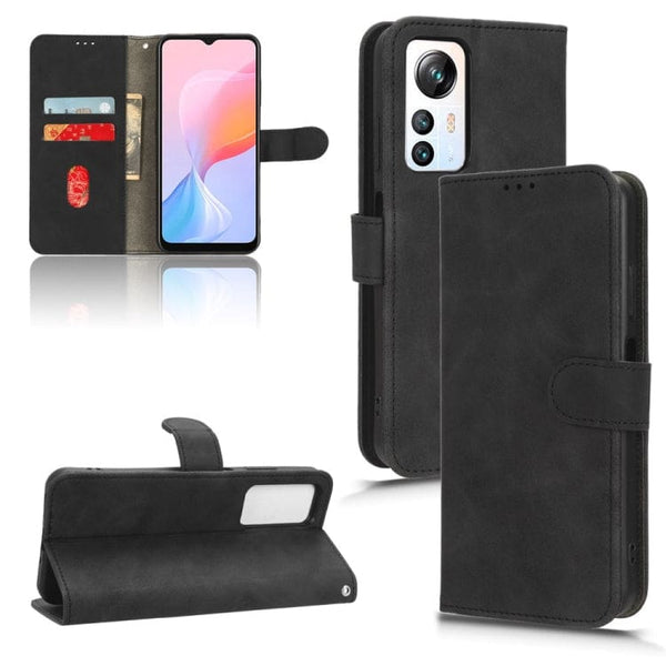 Blackview A85 Flip Phone Cover/Wallet Card Slots - Black - Cover Noco