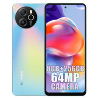 Blackview Shark 8 8GB + 256GB 64MP Samsung Camera 6.78in Screen 5000mA Battery - Blue - Blackview