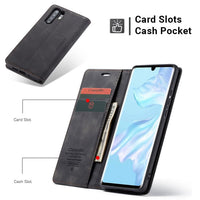 Huawei P30 Pro CaseMe 013 Flip Wallet Card Slots - Cover CaseMe