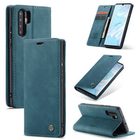 Huawei P30 Pro CaseMe 013 Flip Wallet Card Slots - Blue - Cover CaseMe