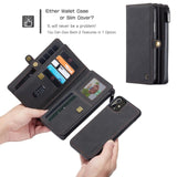 Apple iPhone 11 CaseMe 018 Detachable Wallet 17 Card Slots 2in1 Design - Cover CaseMe