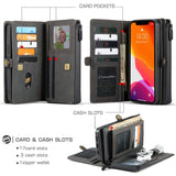 Apple iPhone 12 / 12 Pro CaseMe 018 Detachable Wallet 17 Card Slots 2in1 Design - Cover CaseMe