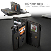 Apple iPhone 12 / 12 Pro CaseMe 018 Detachable Wallet 17 Card Slots 2in1 Design - Cover CaseMe