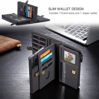 Samsung Galaxy Note 20 Ultra CaseMe 018 Detachable Wallet 16 Card Slots 2in1 Design - Cover CaseMe