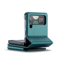 Samsung Galaxy Z Flip 4 CaseMe C22 PU Leather Card Wallet Cover - Cover CaseMe