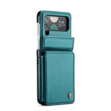 Samsung Galaxy Z Flip 4 CaseMe C22 PU Leather Card Wallet Cover - Cover CaseMe