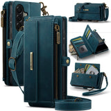 Samsung Galaxy A57 CaseMe C39 Series Premium Wallet – RFID Protection & Strap - Blue Sea - CaseMe
