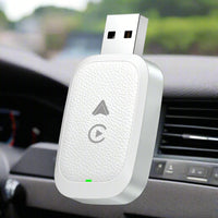 Wireless USB Android Auto and Apple CarPlay Adapter BT Wi-Fi - White - Noco
