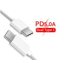 [3 PACK] 60W 5A PD Type-C/Type-C Fast Charging Data Cable 1 Meter - NOCO