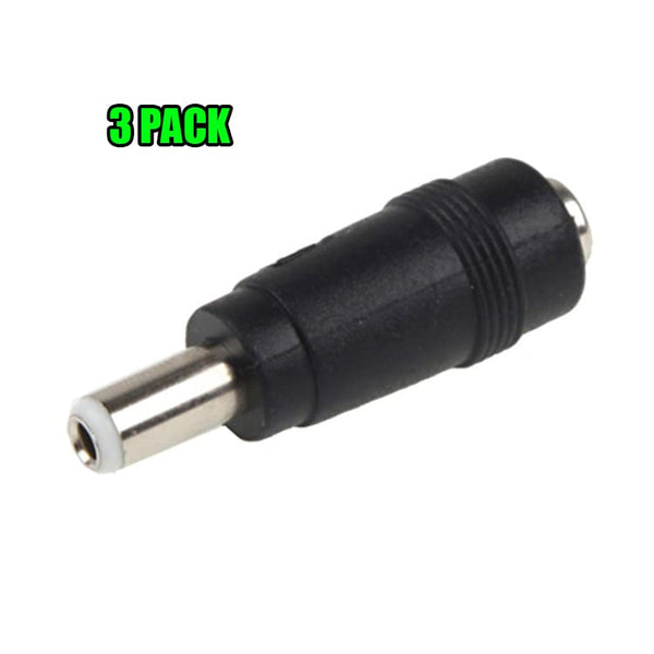 [3 Pack] 5.5x2.1mm DC Female to 5.5x2.5mm DC Male Converter - NOCO